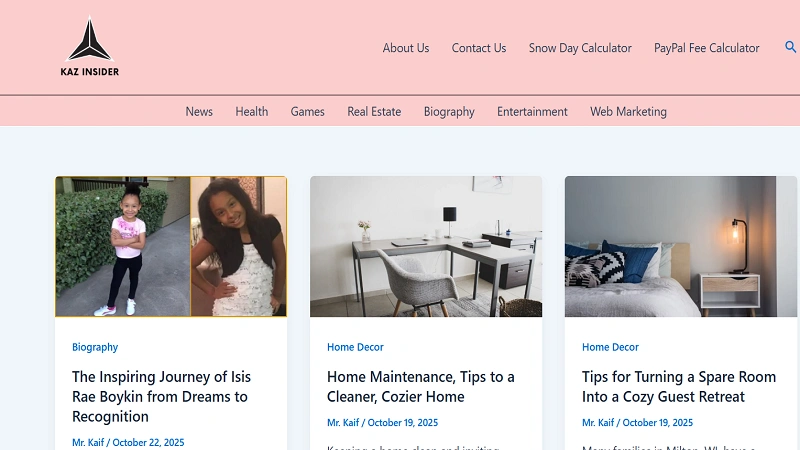 3 Trending Topics By Kaz Insider In October 2025