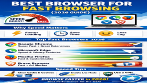 Read more about the article Best Browser for Fast Browsing in 2026 – Fast, Lightweight & Secure
