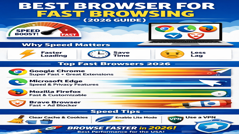 You are currently viewing Best Browser for Fast Browsing in 2026 – Fast, Lightweight & Secure